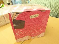 5 Boxes of 6 Curly Girl Metal Storage tins. New & Boxed