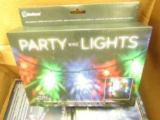 2 Sets of Music Reactive Party Wire Lights. USB Powered. New & Boxed