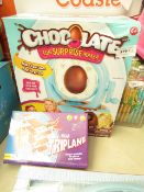 2 items Being a Chocolate Egg Surprise maker & Solar Triplane.