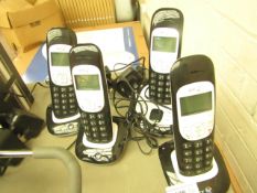 Set of 4 BT Landline Phones. Model BT3550. Untested