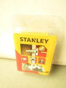 Box of 5 Packs of 30 Stanley Screws & plaster Board Plugs. New & Packaged
