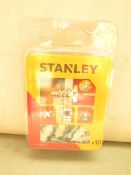 Box of 5 Packs of 10 Stanley Screws & plaster Board Plugs. New & Packaged