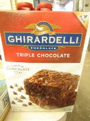 Ghirardelli Triple Chocolate Premium Brownie Mix. 2.26kg. 4 Packs in the box. BB 06/21