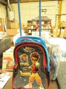 Matt Hatter Chronicles Kids Bag on wheels with pull out Handle. New & packaged