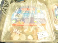 1750g Haribo Star Mix. Box has split so has been bagged up. BB 06/21