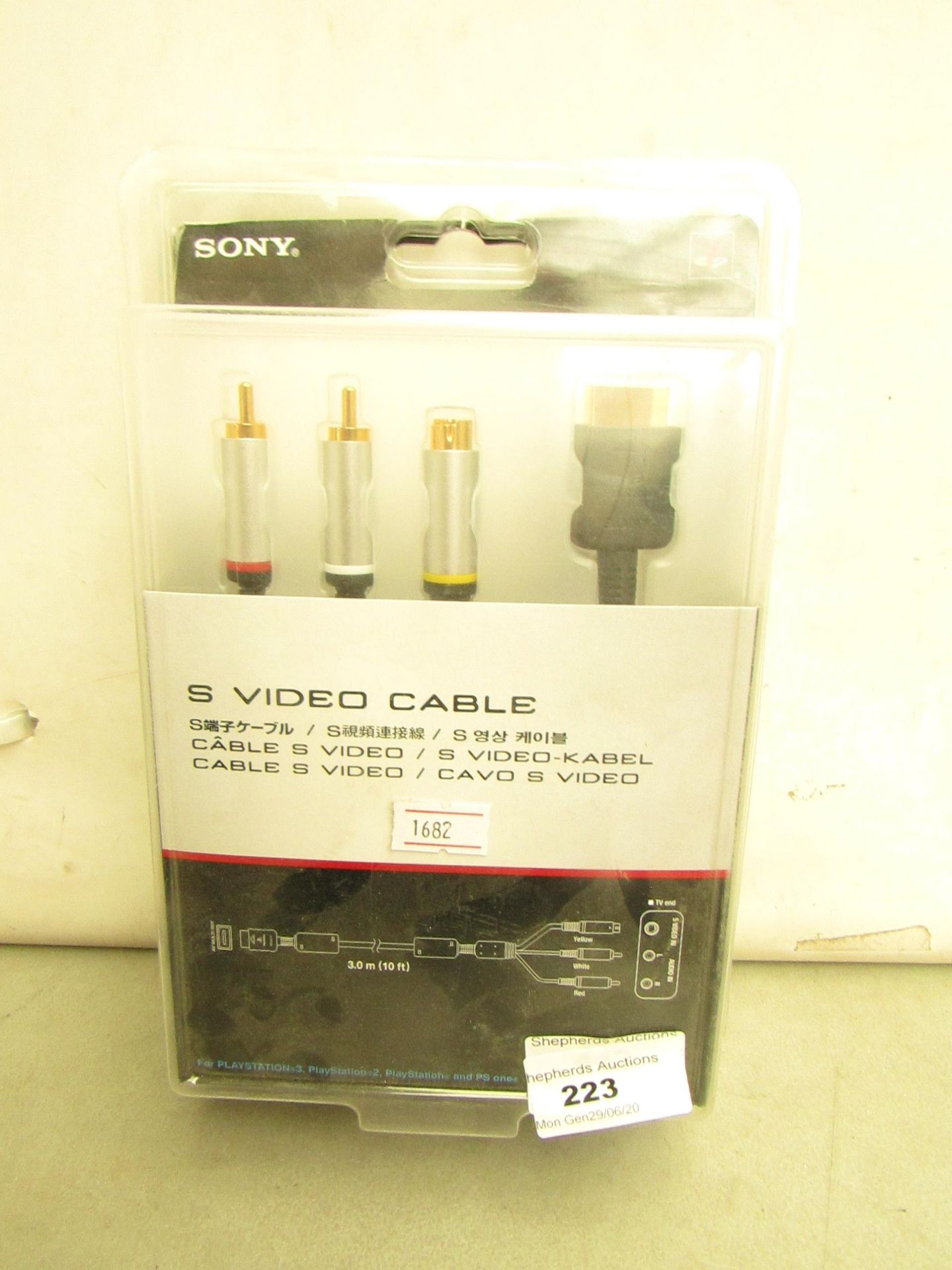 S Video Cable. New & packaged