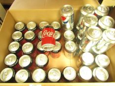 41 x 330ml Cans. 20 x Diet Pepsi & 21 x Coca Cola Zero Sugar. BB 31.10.20