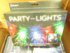 2 Sets of Music Reactive Party Wire Lights. USB Powered. New & Boxed