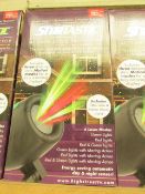 | 1X | STARTASTIC ACTION LASER PROJECTOR WITH 6 LASER MODES | NEW AND BOXED | SKU C5060191465304 |