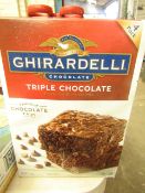 Ghirardelli Triple Chocolate Premium Brownie Mix. 2.26kg. 4 Packs in the box. BB 06/21