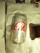 Box of 30 x 330ml Diet Coke. Box is slightly damaged. BB 31/12/20
