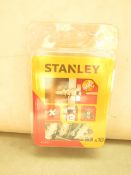 Box of 5 Packs of 10 Stanley Screws & plaster Board Plugs. New & Packaged