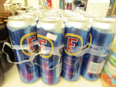 22 x Pint Cans of Fosters. 4.0%. BB 31/10/21