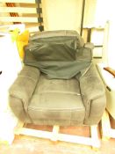 Costco Power Glider rocking armchair with Usb charging port, the bracket on the back piece