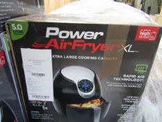 | 1X | POWER AIR FRYER 5L | UNCHECKED AND BOXED | NO ONLINE RE-SALE | SKU 5060191466936| RRP £99.99