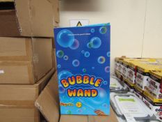 Box of 24x Bubble Wands with display box, new and boxed.