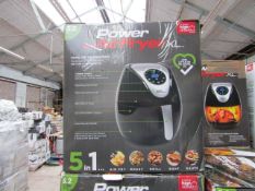 | 5X | POWER AIR FRYER 3.2L | UNCHECKED AND BOXED | NO ONLINE RE-SALE | SKU 5060191468053| RRP £79.