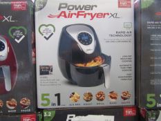 | 5X | POWER AIR FRYER 3.2L | UNCHECKED AND BOXED | NO ONLINE RE-SALE | SKU 5060191468053| RRP £79.