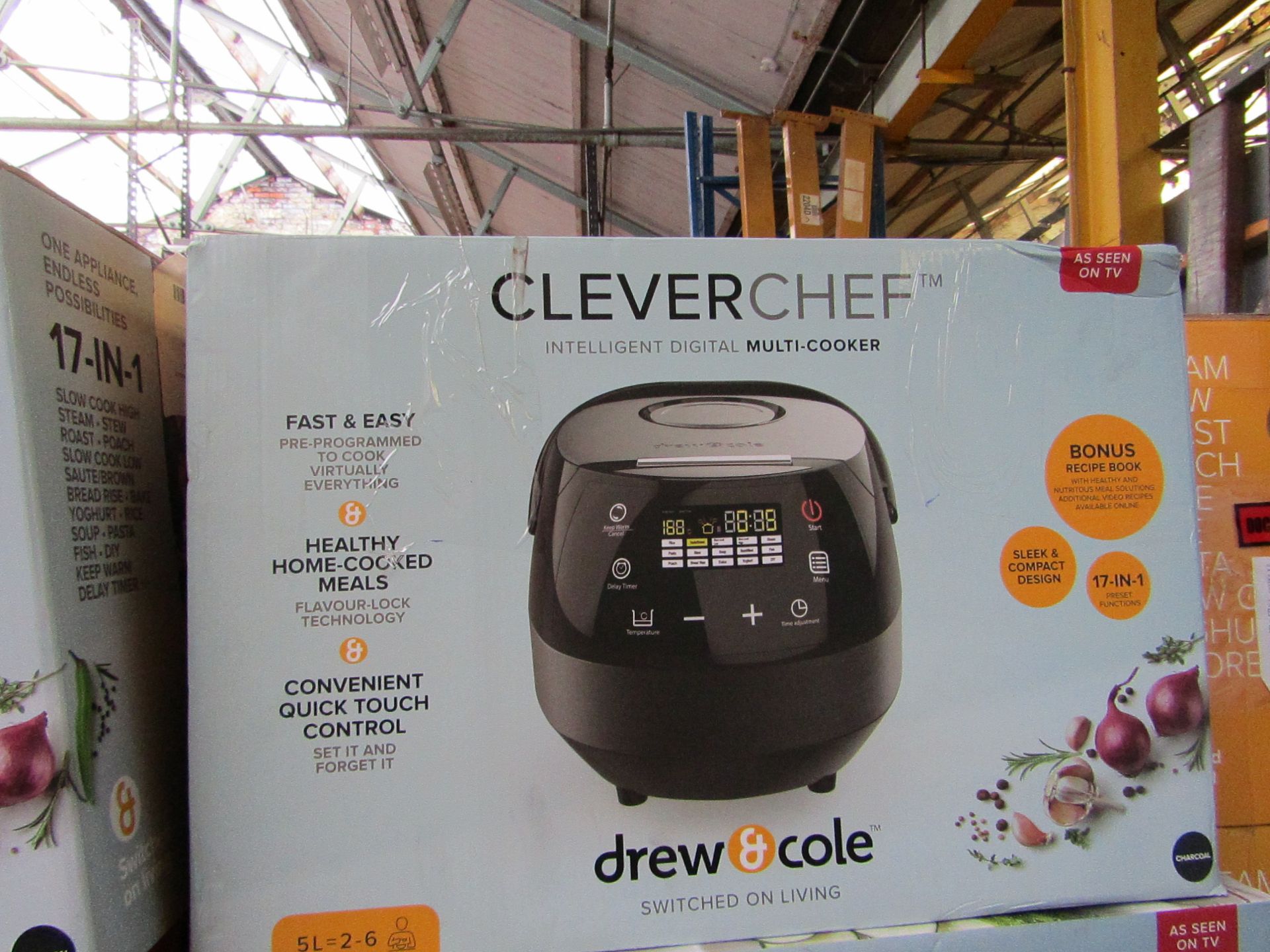 | 5x | DREW&COLE CLEVERCHEF | UNCHECKED AND BOXED | NO ONLINE RE-SALE | SKU 5060541511682 | RRP £