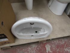 400mm one tap hole unbranded sink, new