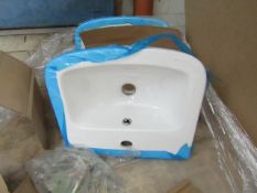 Roca Devine 400mm 1 tap hole basin, new#