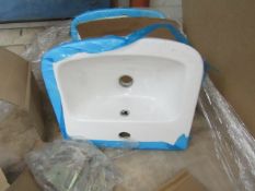 Roca Devine 400mm 1 tap hole basin, new#