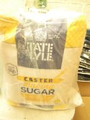 5kg Tate & Lyle Caster Sugar. Has been rebagged due to split.