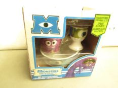 4 x Monsters University Breakfast Sets. Incl Bowl, Mug & Egg Cup. Boxed