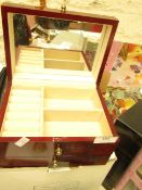 Jewellery Box with Drawer & lift up lid. Unused & Boxed