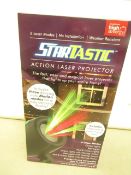 | 1X | STARTASTIC ACTION LASER PROJECTOR WITH 6 LASER MODES | NEW AND BOXED | SKU C5060191465304 |