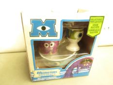 4 x Monsters University Breakfast Sets. Incl Bowl, Mug & Egg Cup. Boxed