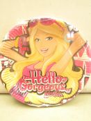 2 Boxes of 24 (48 in total) Barbie paper Plates. New & Boxed