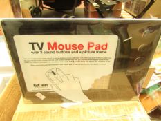 2 Boxes of 6 TV Mouse Pads. New & packaged