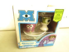 4 x Monsters University Breakfast Sets. Incl Bowl, Mug & Egg Cup. Boxed