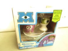 4 x Monsters University Breakfast Sets. Incl Bowl, Mug & Egg Cup. Boxed