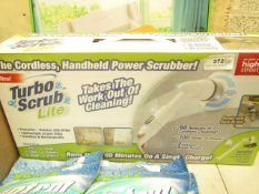 | 1X | TURBO SCRUB LITE CORDLESS HAND HELD POWER SCRUBBER | NEW AND BOXED | SKU C5060191467476 | RRP