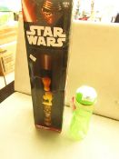 2 items Being a Sistema Water Bottle & a Star wars Lava lamp (untested)