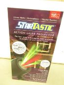 | 1X | STARTASTIC ACTION LASER PROJECTOR WITH 6 LASER MODES | NEW AND BOXED | SKU C5060191465304 |