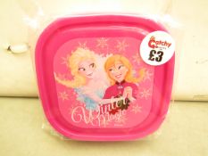 Box of 24 Frozen Plastic Snack boxes. New & Packaged. RRP £3 each