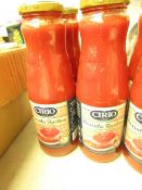 3 x 680g Cirio Passata Rustica Crushed tolatoes. BB 12/22