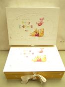 2 x Winnie the Pooh Baby Keep Sake Boxes. New