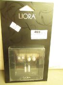 3 x Llora Earing Sets. New & Packaged