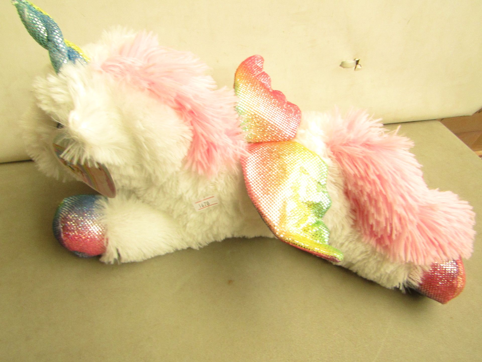 Unicorn teddy. New with tags