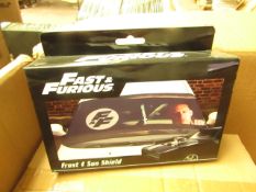 6 x fast & Furious Frost & Sun Sheild. New 7 Boxed