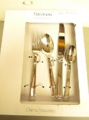 Complete Vera Wang Wedgwood 16 piece Chime Nouveau Cutlery Set. New & Packaged. RRP £55 on Amazon