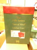 The Pelle Peace of Mind Leather care System. New & Boxed