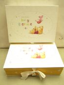 2 x Winnie the Pooh Baby Keep Sake Boxes. New