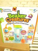 Beaker Creations Magnification centre. 10pcs with2 Beaker Creations. New & Boxed