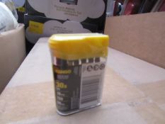 A Tic Tac Box of 10 Kango T20 torq driver bits, new