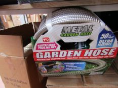 50FT Ultras flexable metal garden hose, new.